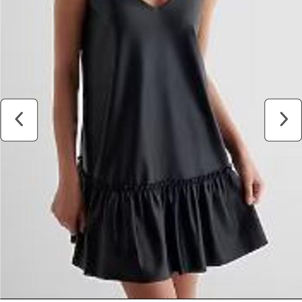 Faux Leather V-Neck Downtown
Cami Mini Shift Dress